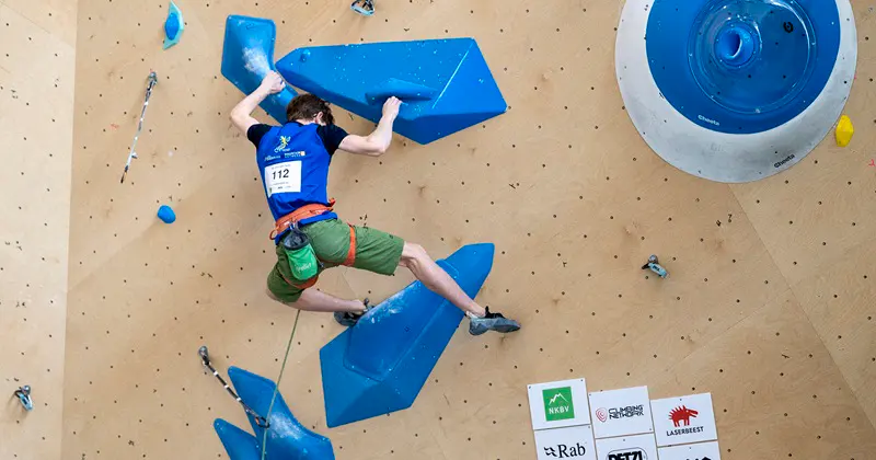 Lucas Vankeirsbilck in actie